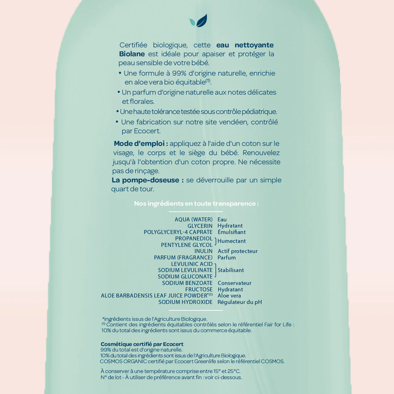 Eau nettoyante certifiée biologique - Image 5